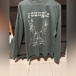 YoungLA Green Long Sleeve Tee